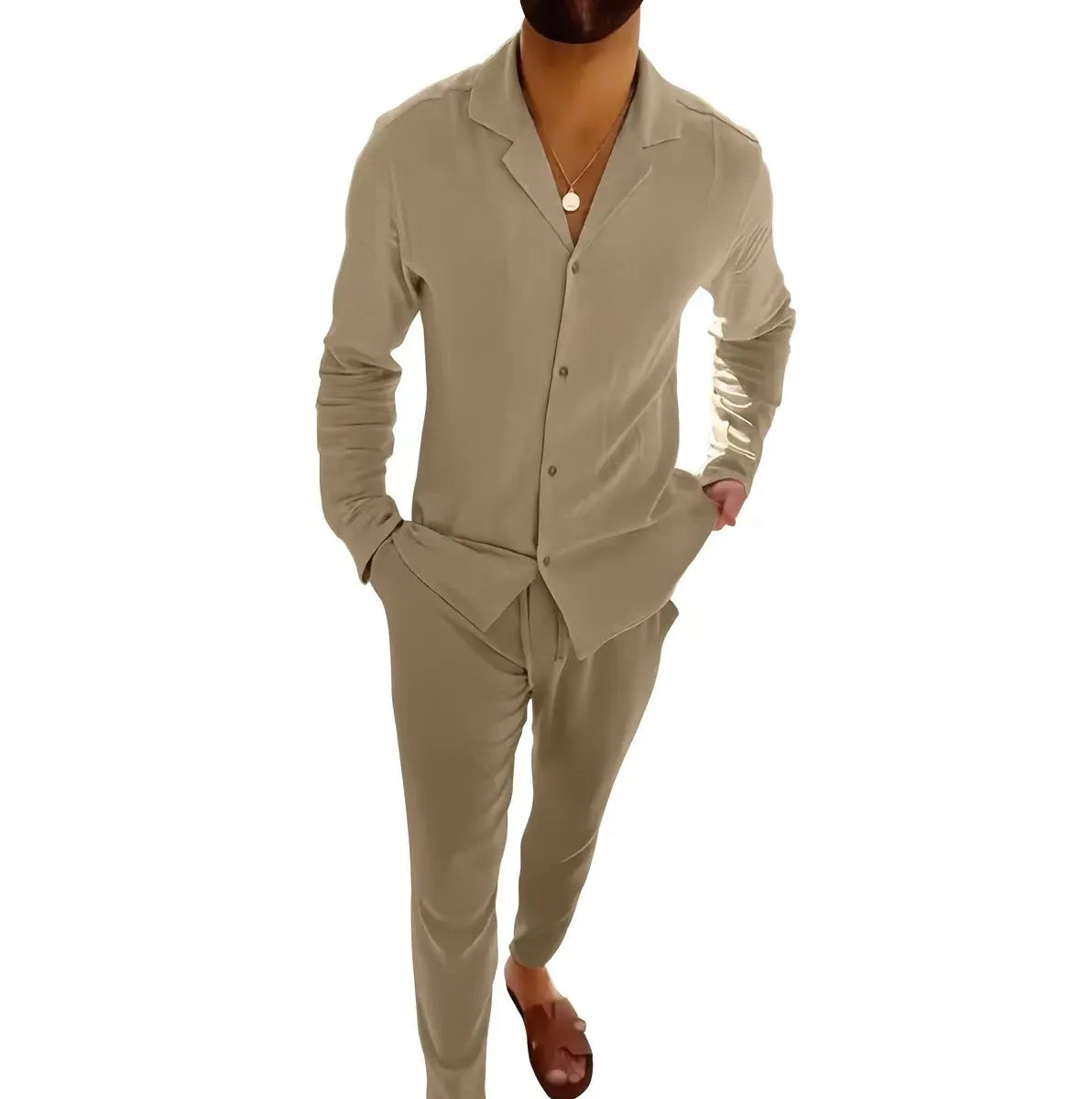 Adrián™ | Set de lino ligero para hombre
