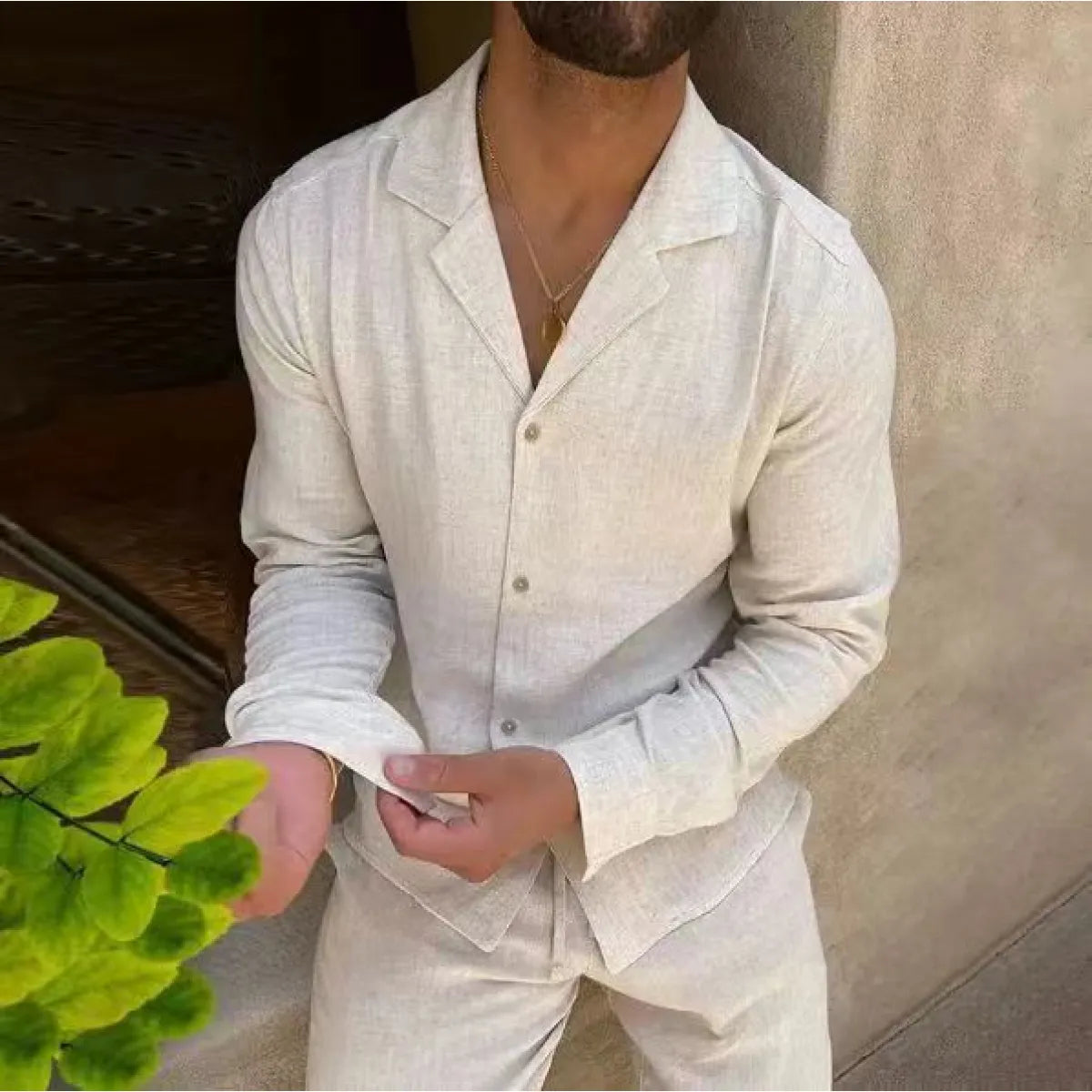 Adrián™ | Set de lino ligero para hombre