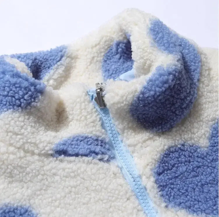 Amora™ | Chaqueta Reversible Suave con Corazones