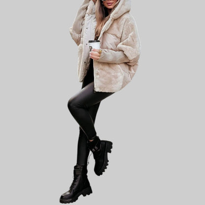 Riley™ | Chaqueta de invierno multicolor con capucha