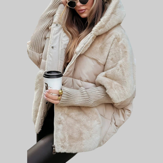 Riley™ | Chaqueta de invierno multicolor con capucha