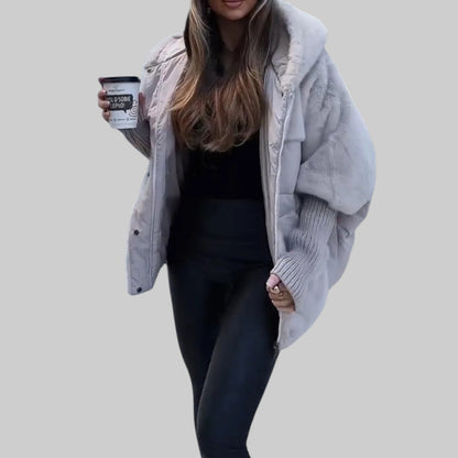 Riley™ | Chaqueta de invierno multicolor con capucha