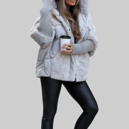 Riley™ | Chaqueta de invierno multicolor con capucha