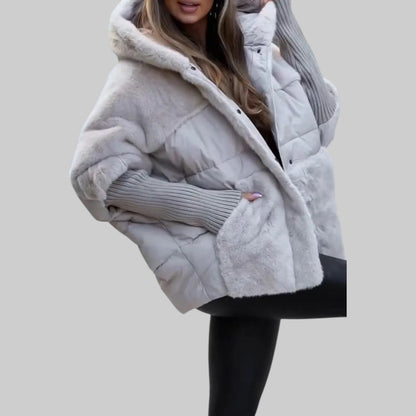 Riley™ | Chaqueta de invierno multicolor con capucha