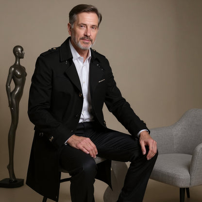 Aubert™ | Gabardina Artesanal Impermeable para Hombre