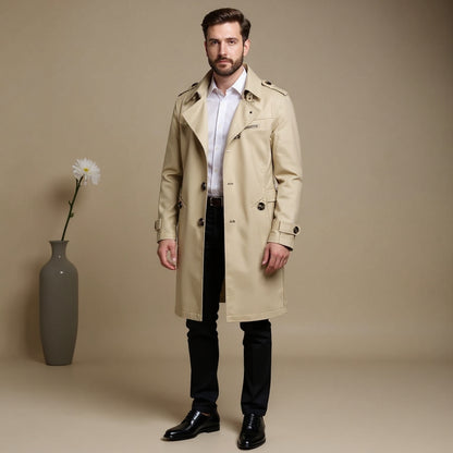 Aubert™ | Gabardina Artesanal Impermeable para Hombre