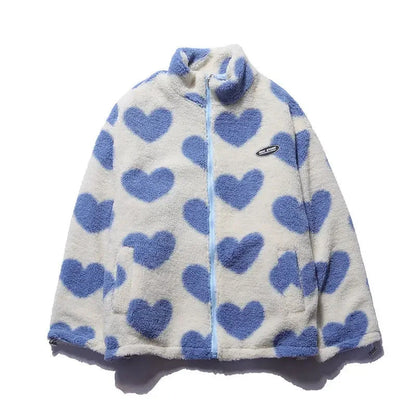 Amora™ | Chaqueta Reversible Suave con Corazones