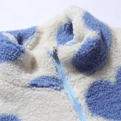 Amora™ | Chaqueta Reversible Suave con Corazones