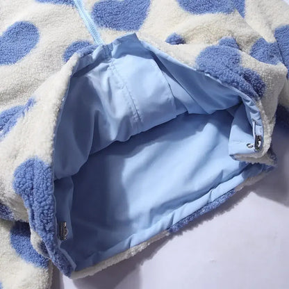 Amora™ | Chaqueta Reversible Suave con Corazones